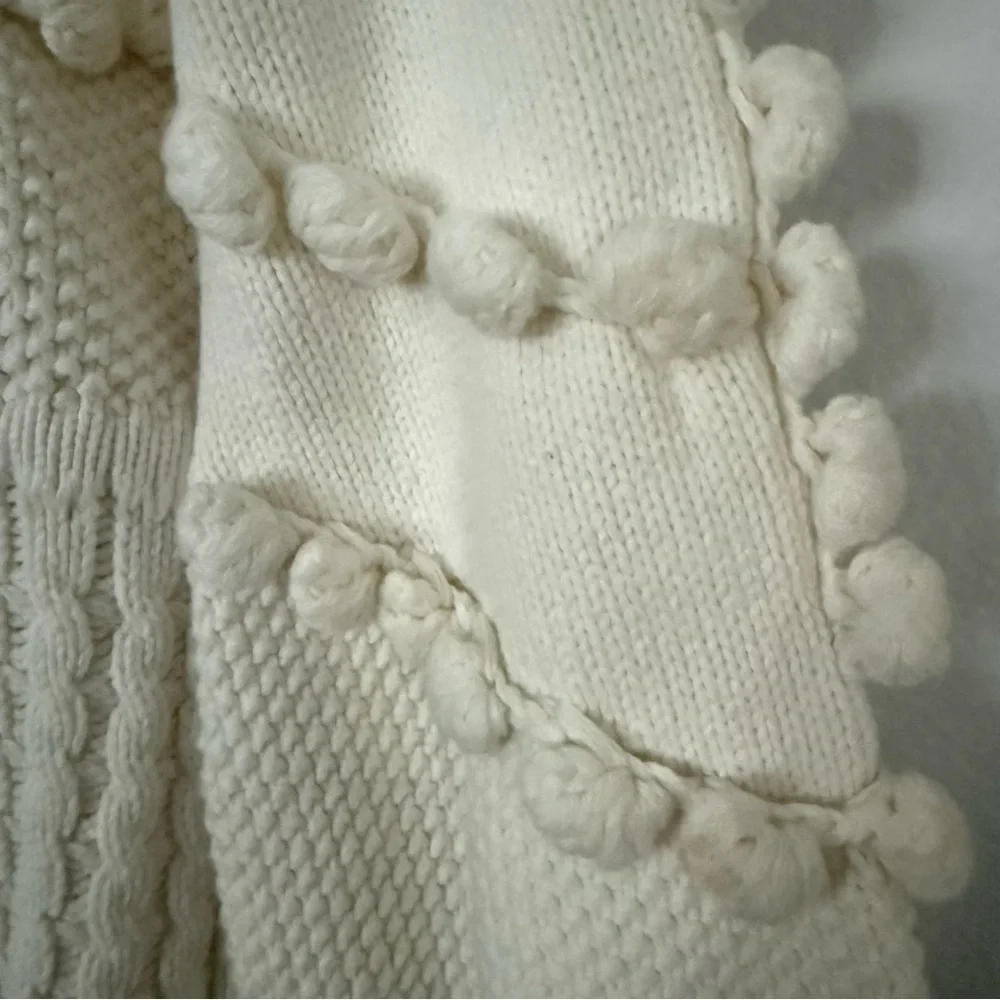 Vita Grace Cotton pom pom sweater